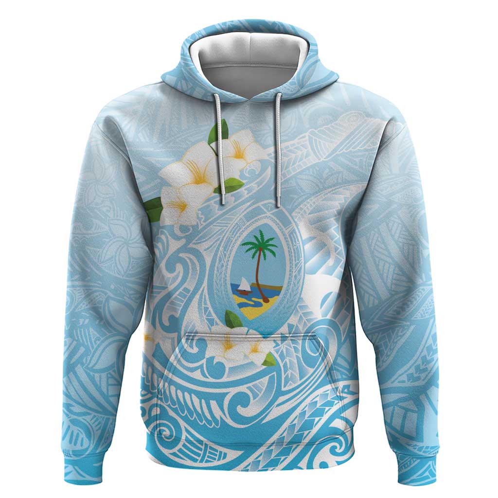 Guam Fishhook Mix Guasali Flowers Hoodie Dreaming Turquoise