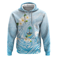 Guam Fishhook Mix Guasali Flowers Hoodie Dreaming Turquoise