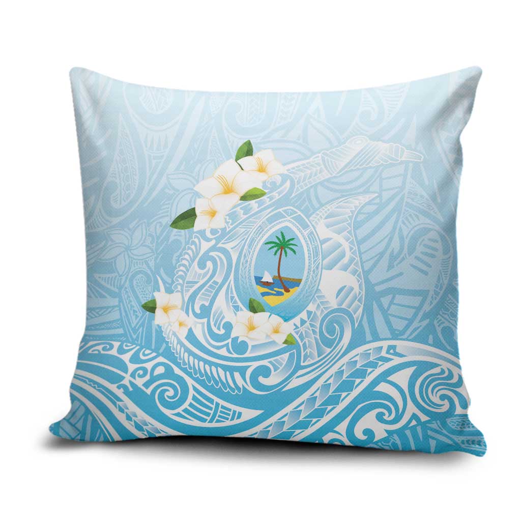 Guam Fishhook Mix Guasali Flowers Pillow Cover Dreaming Turquoise