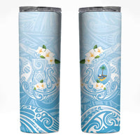 Guam Fishhook Mix Guasali Flowers Skinny Tumbler Dreaming Turquoise