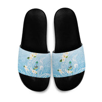 Guam Fishhook Mix Guasali Flowers Slide Sandals Dreaming Turquoise