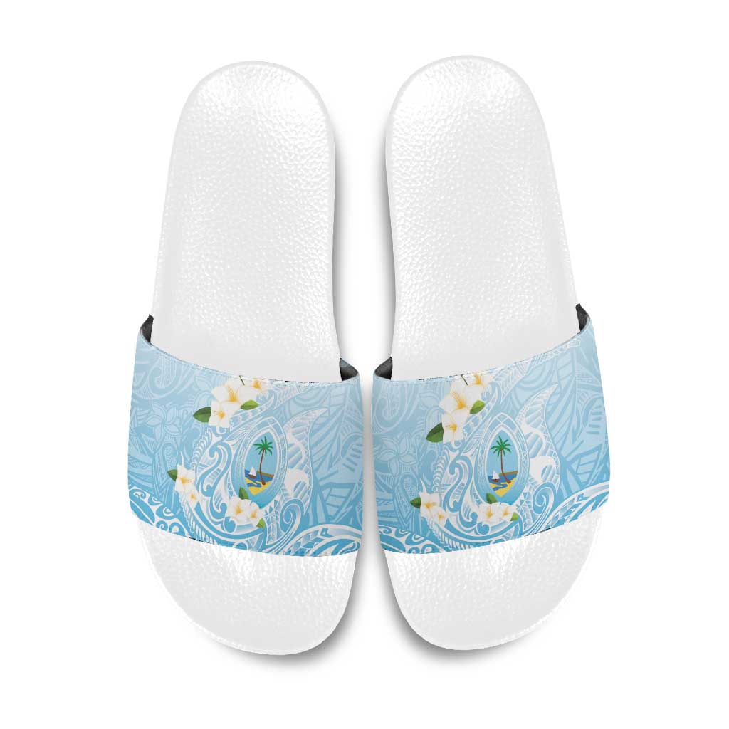 Guam Fishhook Mix Guasali Flowers Slide Sandals Dreaming Turquoise