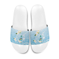 Guam Fishhook Mix Guasali Flowers Slide Sandals Dreaming Turquoise