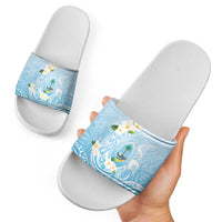 Guam Fishhook Mix Guasali Flowers Slide Sandals Dreaming Turquoise