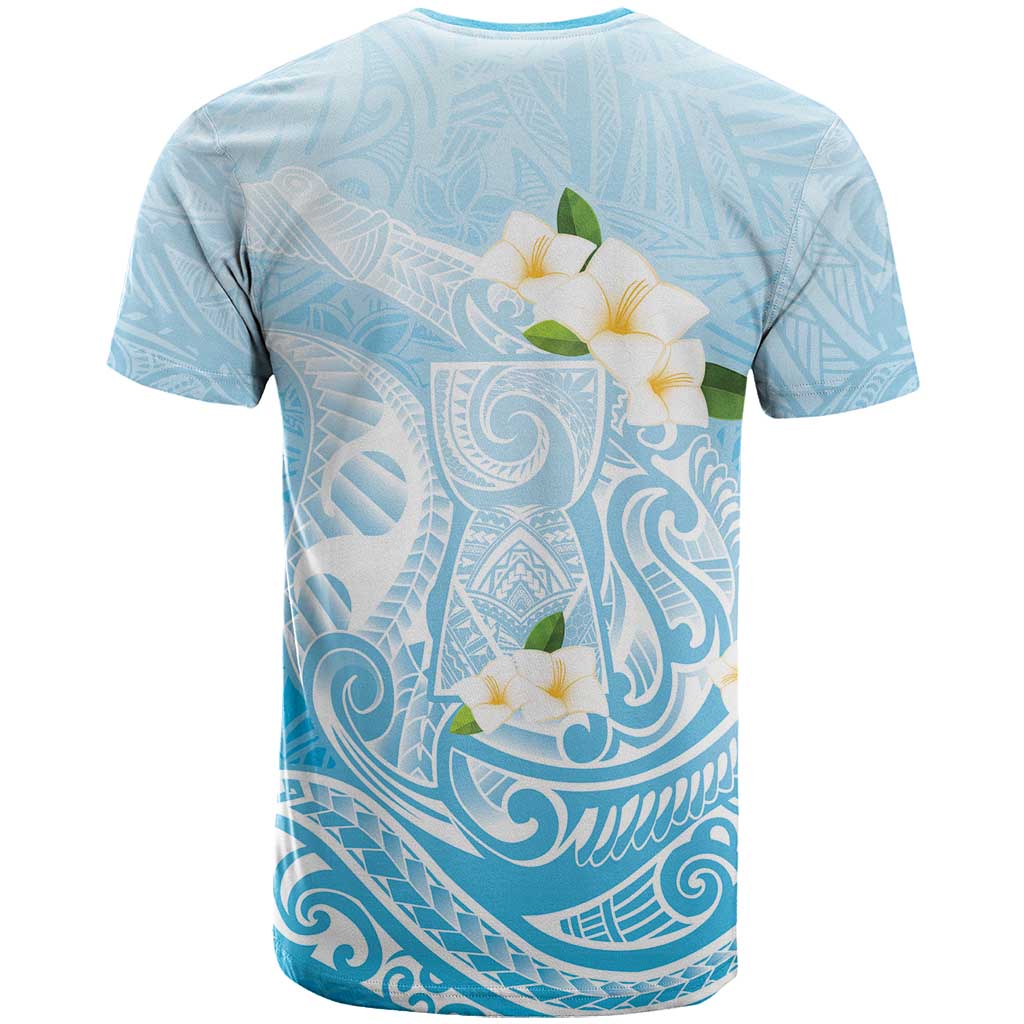 Guam Fishhook Mix Guasali Flowers T Shirt Dreaming Turquoise