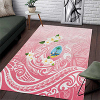 Guam Fishhook Mix Guasali Flowers Area Rug Dreaming Coral