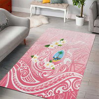 Guam Fishhook Mix Guasali Flowers Area Rug Dreaming Coral