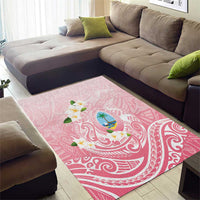 Guam Fishhook Mix Guasali Flowers Area Rug Dreaming Coral