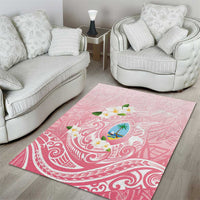 Guam Fishhook Mix Guasali Flowers Area Rug Dreaming Coral