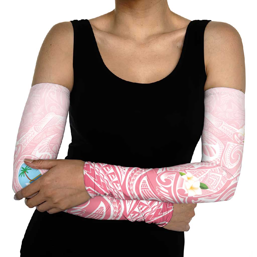 Guam Fishhook Mix Guasali Flowers Arm Sleeves Dreaming Coral LT7 - Polynesian Pride