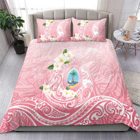 Guam Fishhook Mix Guasali Flowers Bedding Set Dreaming Coral