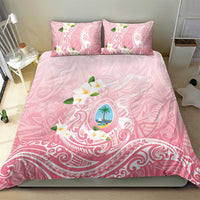 Guam Fishhook Mix Guasali Flowers Bedding Set Dreaming Coral