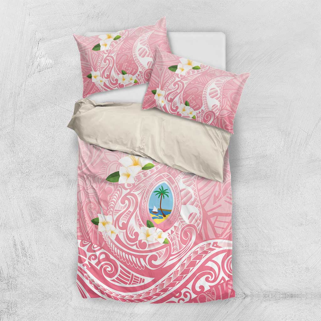 Guam Fishhook Mix Guasali Flowers Bedding Set Dreaming Coral