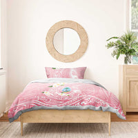 Guam Fishhook Mix Guasali Flowers Bedding Set Dreaming Coral