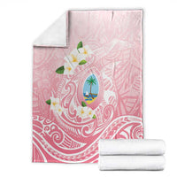 Guam Fishhook Mix Guasali Flowers Blanket Dreaming Coral