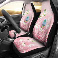 Guam Fishhook Mix Guasali Flowers Car Seat Cover Dreaming Coral