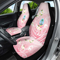 Guam Fishhook Mix Guasali Flowers Car Seat Cover Dreaming Coral
