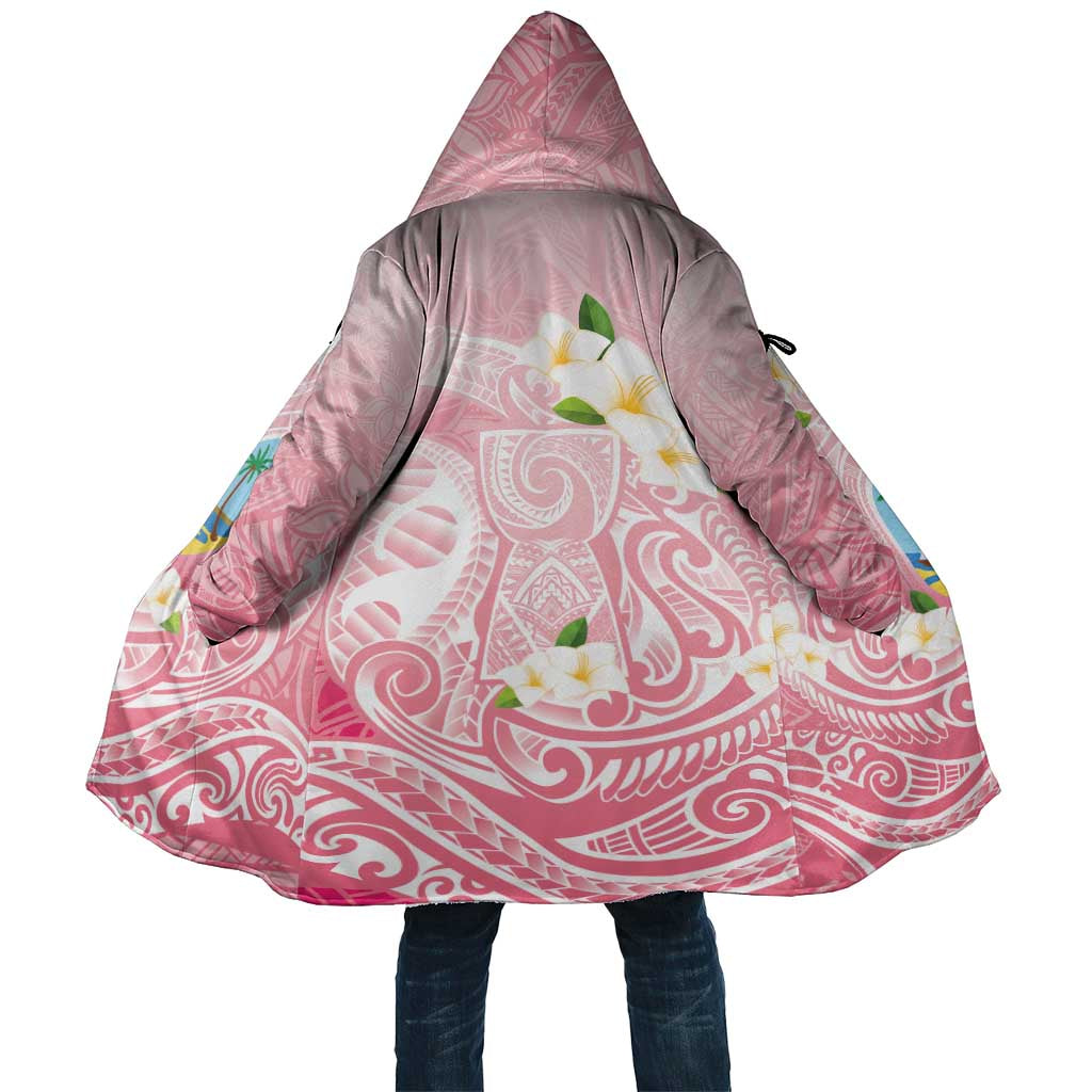 Guam Fishhook Mix Guasali Flowers Cloak Dreaming Coral LT7 Unisex Pink - Polynesian Pride