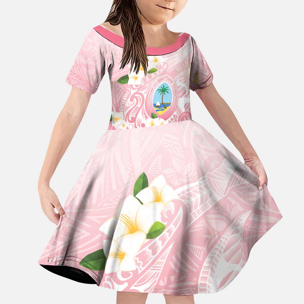 Guam Fishhook Mix Guasali Flowers Family Matching Off Shoulder Maxi Dress and Hawaiian Shirt Dreaming Coral