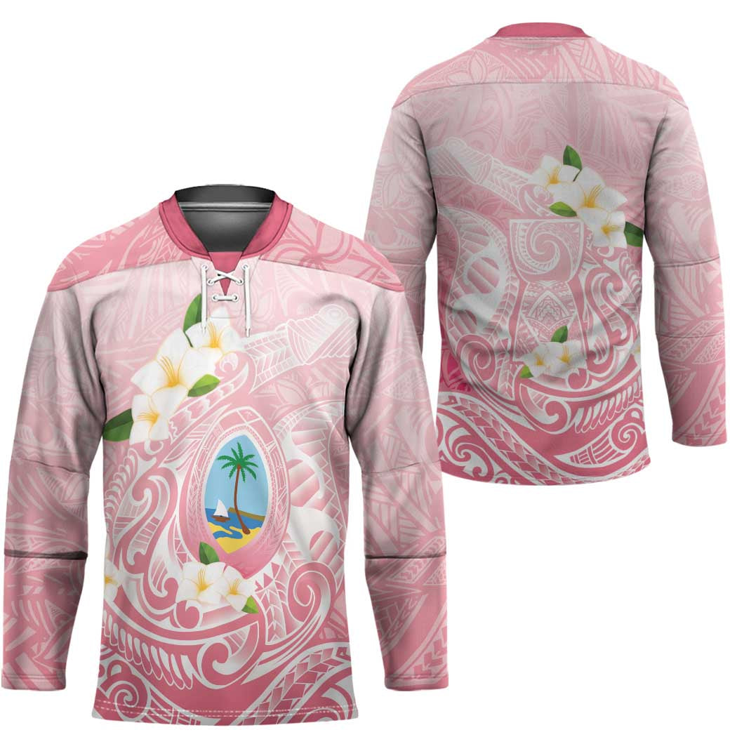 Guam Fishhook Mix Guasali Flowers Hockey Jersey Dreaming Coral