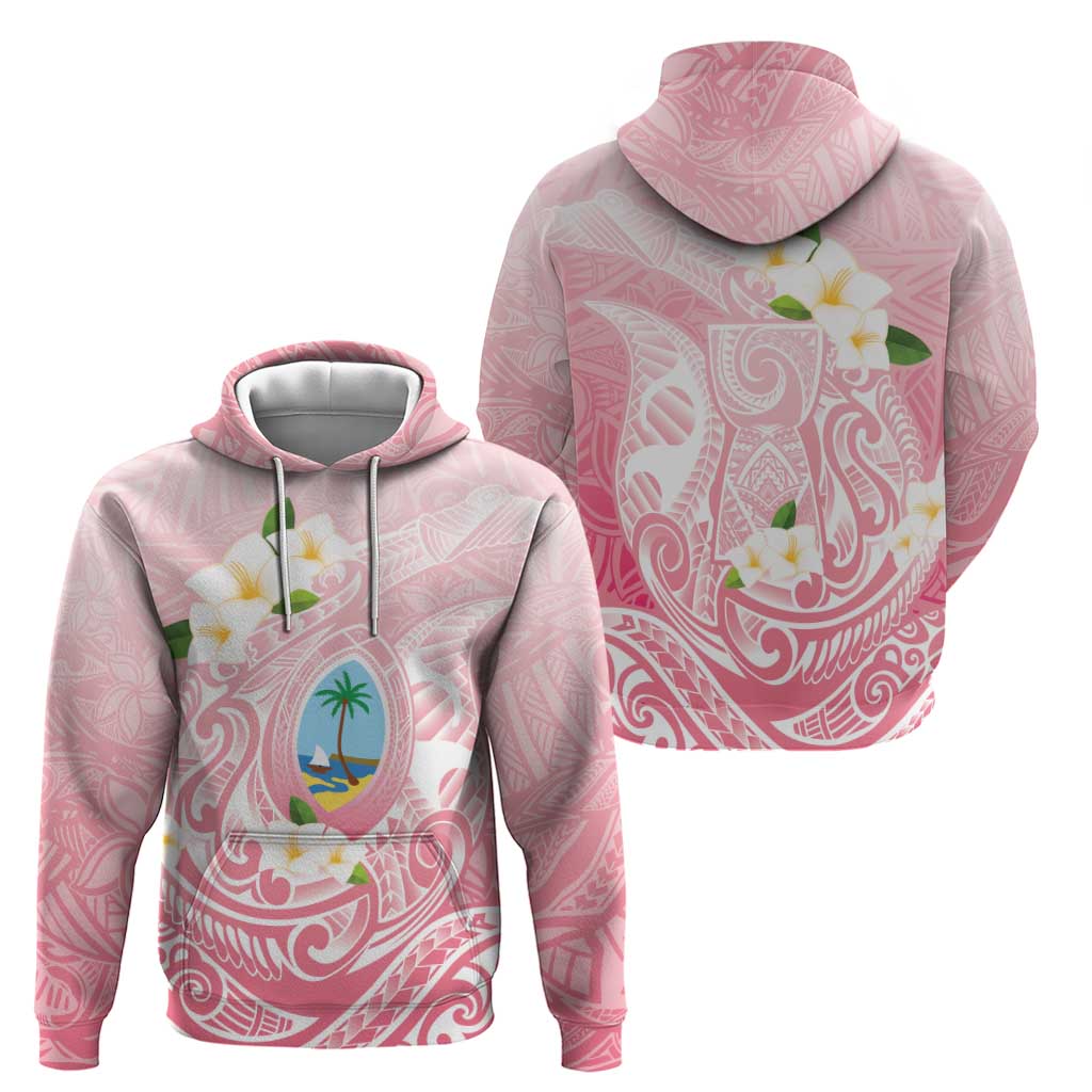 Guam Fishhook Mix Guasali Flowers Hoodie Dreaming Coral