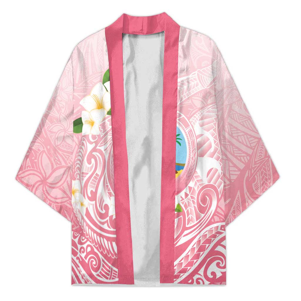 Guam Fishhook Mix Guasali Flowers Kimono Dreaming Coral
