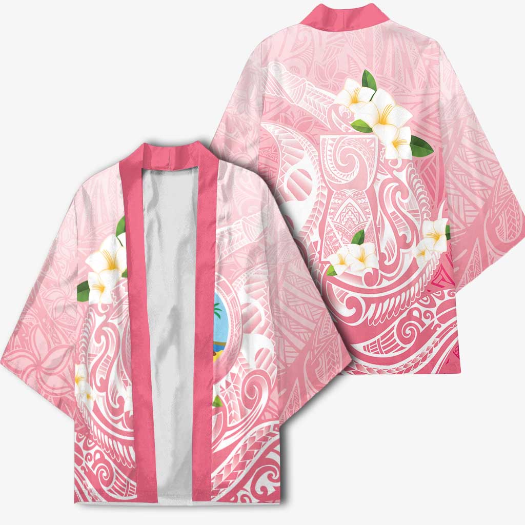 Guam Fishhook Mix Guasali Flowers Kimono Dreaming Coral