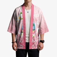 Guam Fishhook Mix Guasali Flowers Kimono Dreaming Coral