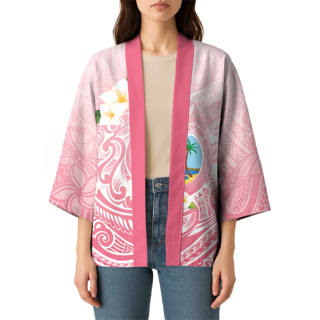 Guam Fishhook Mix Guasali Flowers Kimono Dreaming Coral