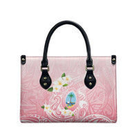 Guam Fishhook Mix Guasali Flowers Leather Bag Dreaming Coral
