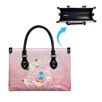 Guam Fishhook Mix Guasali Flowers Leather Bag Dreaming Coral