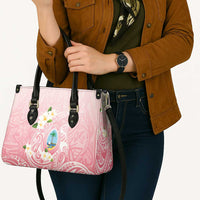 Guam Fishhook Mix Guasali Flowers Leather Bag Dreaming Coral