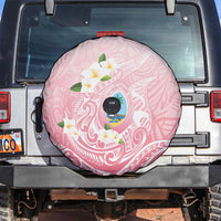 Guam Fishhook Mix Guasali Flowers Spare Tire Cover Dreaming Coral