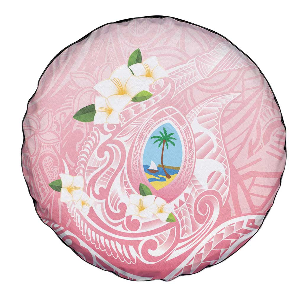 Guam Fishhook Mix Guasali Flowers Spare Tire Cover Dreaming Coral