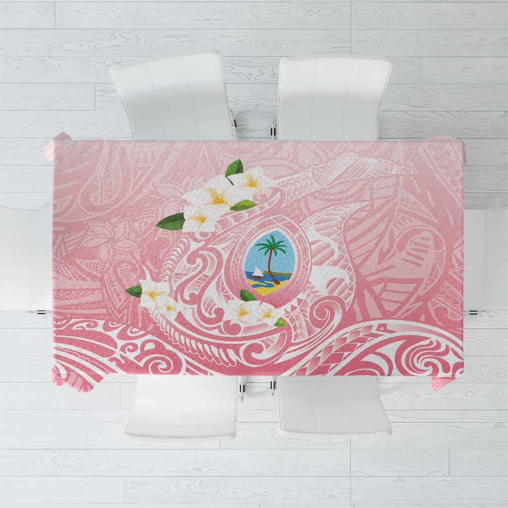 Guam Fishhook Mix Guasali Flowers Tablecloth Dreaming Coral