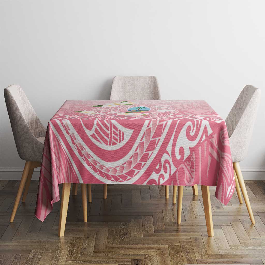 Guam Fishhook Mix Guasali Flowers Tablecloth Dreaming Coral