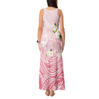 Guam Fishhook Mix Guasali Flowers Tank Maxi Dress Dreaming Coral