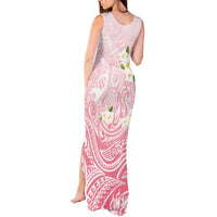 Guam Fishhook Mix Guasali Flowers Tank Maxi Dress Dreaming Coral