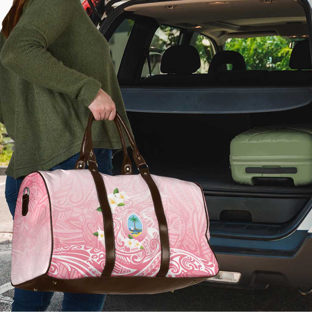 Guam Fishhook Mix Guasali Flowers Travel Bag Dreaming Coral LT7 - Polynesian Pride