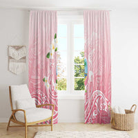 Guam Fishhook Mix Guasali Flowers Window Curtain Dreaming Coral