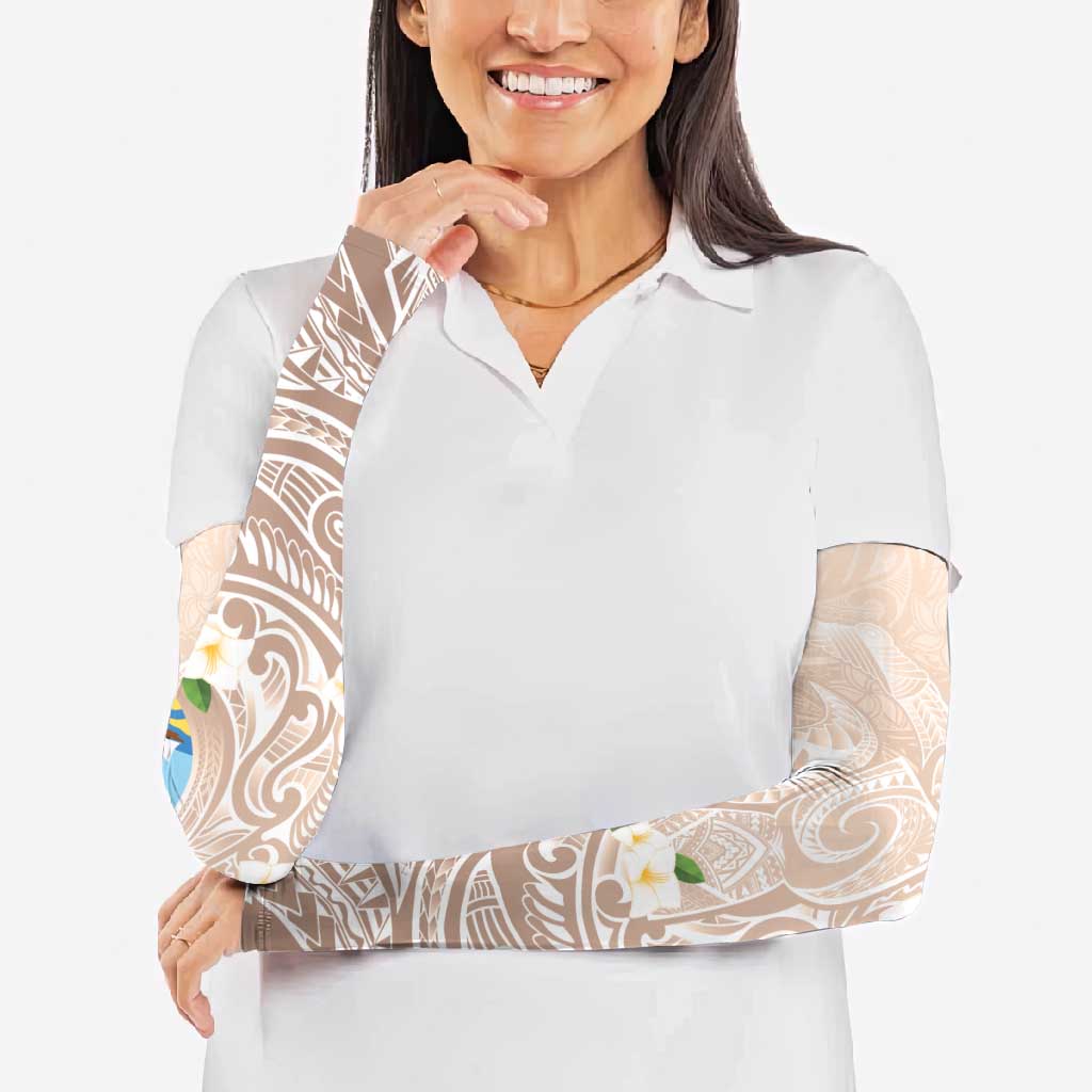 Guam Fishhook Mix Guasali Flowers Arm Sleeves Dreaming Hazel LT7 - Polynesian Pride