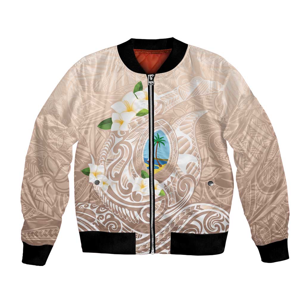 Guam Fishhook Mix Guasali Flowers Bomber Jacket Dreaming Hazel