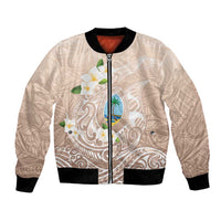 Guam Fishhook Mix Guasali Flowers Bomber Jacket Dreaming Hazel