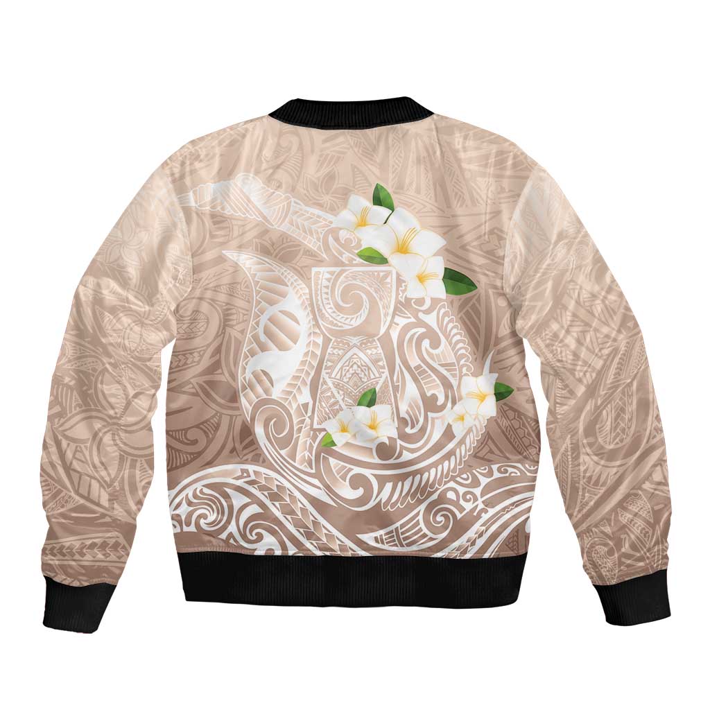 Guam Fishhook Mix Guasali Flowers Bomber Jacket Dreaming Hazel