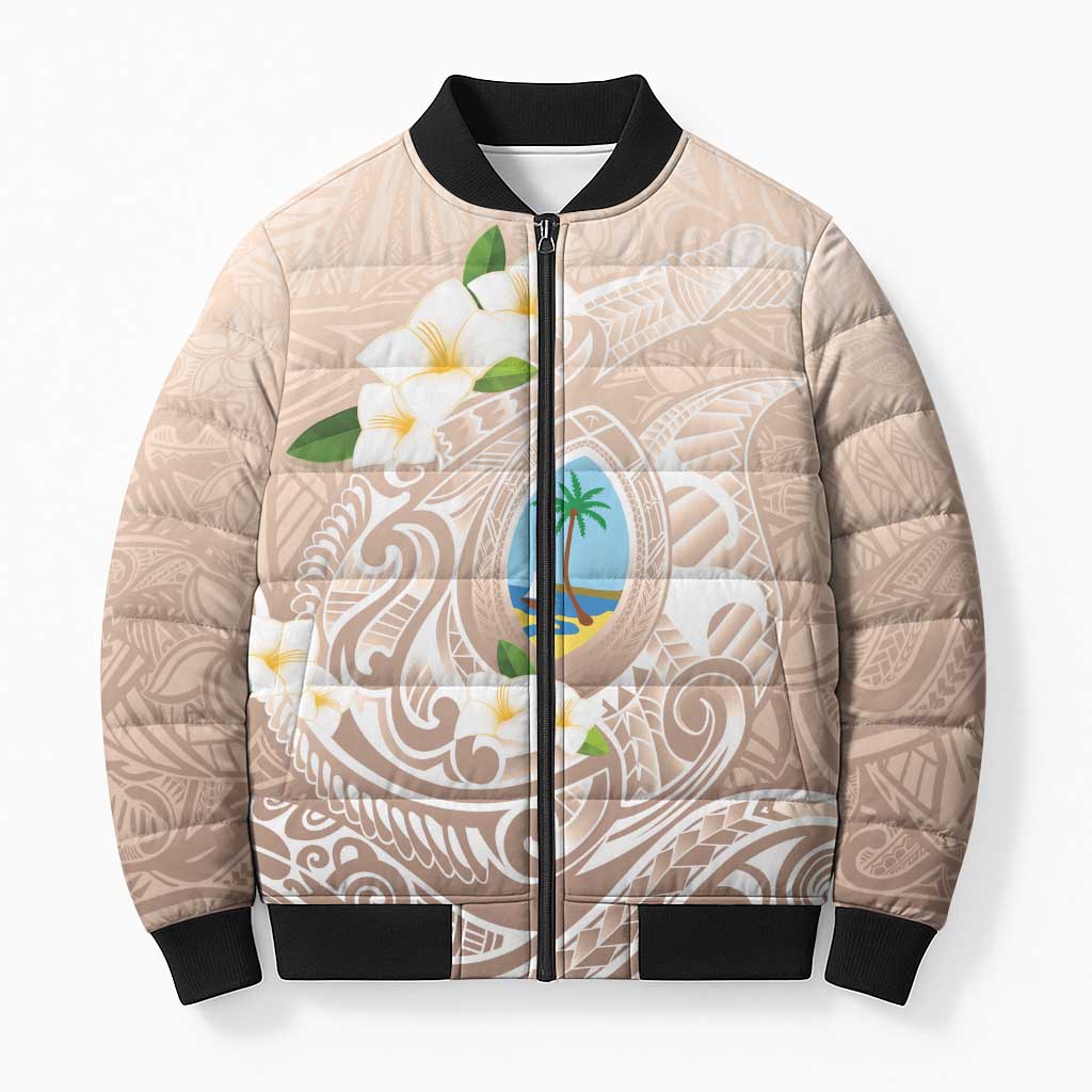 Guam Fishhook Mix Guasali Flowers Bomber Puffer Jacket Dreaming Hazel