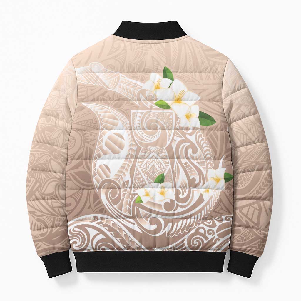 Guam Fishhook Mix Guasali Flowers Bomber Puffer Jacket Dreaming Hazel