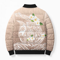 Guam Fishhook Mix Guasali Flowers Bomber Puffer Jacket Dreaming Hazel