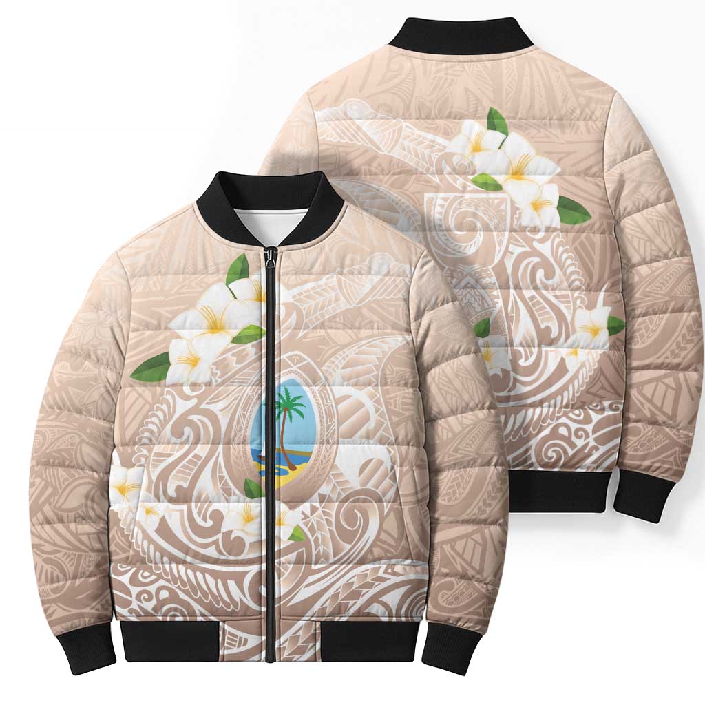 Guam Fishhook Mix Guasali Flowers Bomber Puffer Jacket Dreaming Hazel