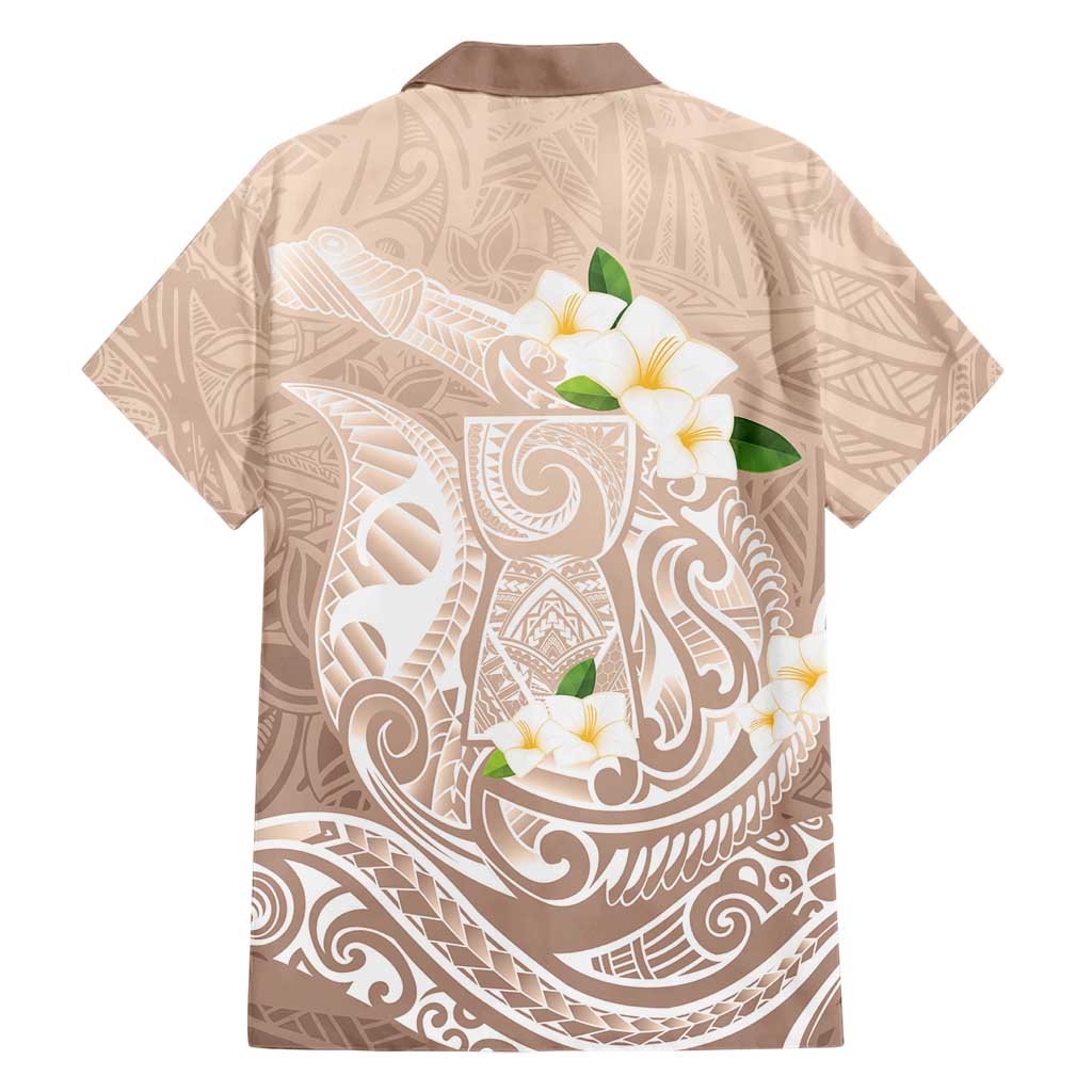 Guam Fishhook Mix Guasali Flowers Family Matching Off Shoulder Short Dress and Hawaiian Shirt Dreaming Hazel LT7 - Polynesian Pride