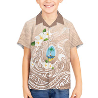 Guam Fishhook Mix Guasali Flowers Family Matching Tank Maxi Dress and Hawaiian Shirt Dreaming Hazel